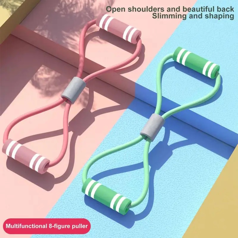 Resistance Bands Set With Handles - Fascia Elastica per Fitness con Maniglia,