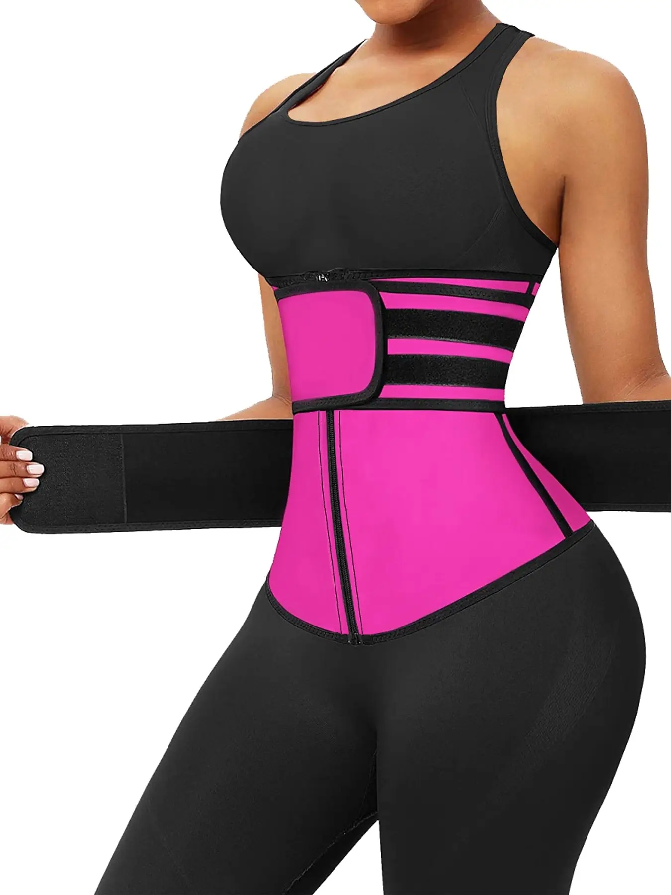 Sweat Waist Trainer Belt Neoprene - Neoprene Waist Trainer Workout Trimmer Belt
