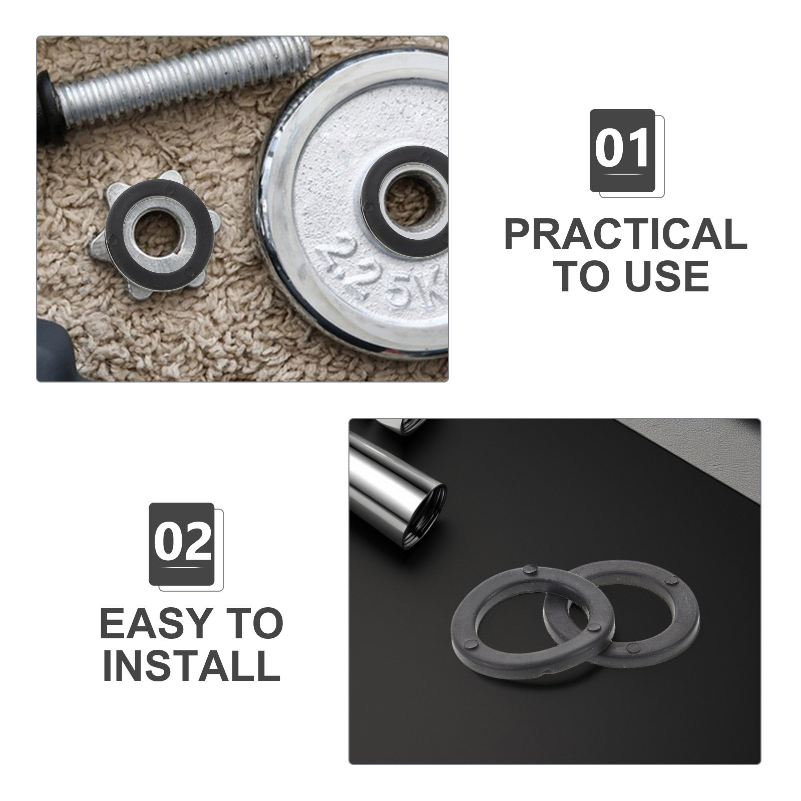 15 pezzi di rondelle in plasti - Fitness Equipment recensione e prezzo