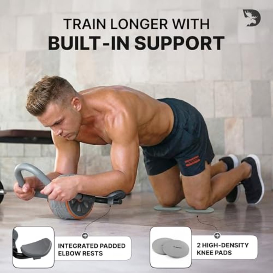 Ruota per Addominali con Suppo - Ab Roller Wheel With Elbow Support recensione e prezzo