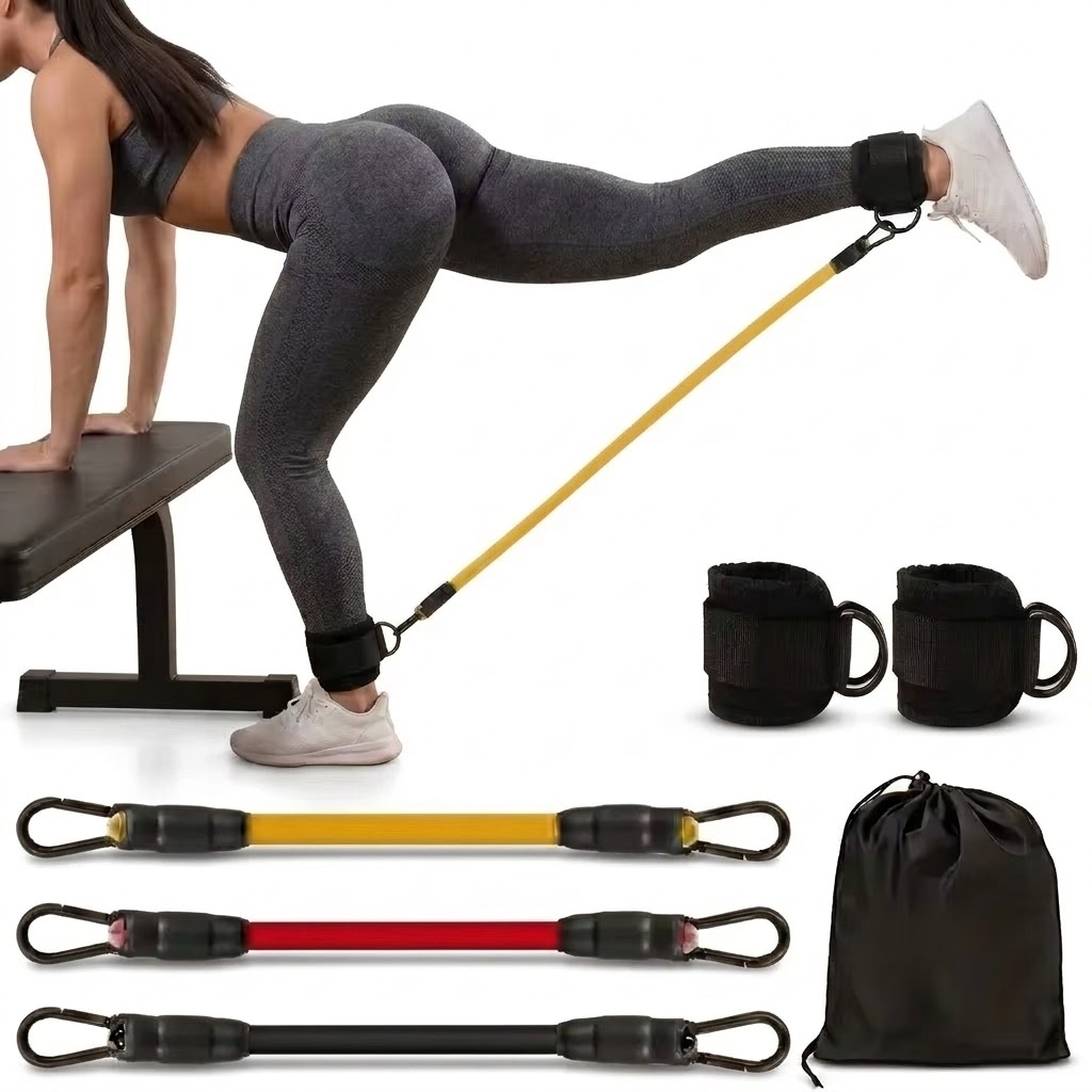Set di 5 Fasce di Resistenza p - Resistance Bands Set With Handles recensione e prezzo