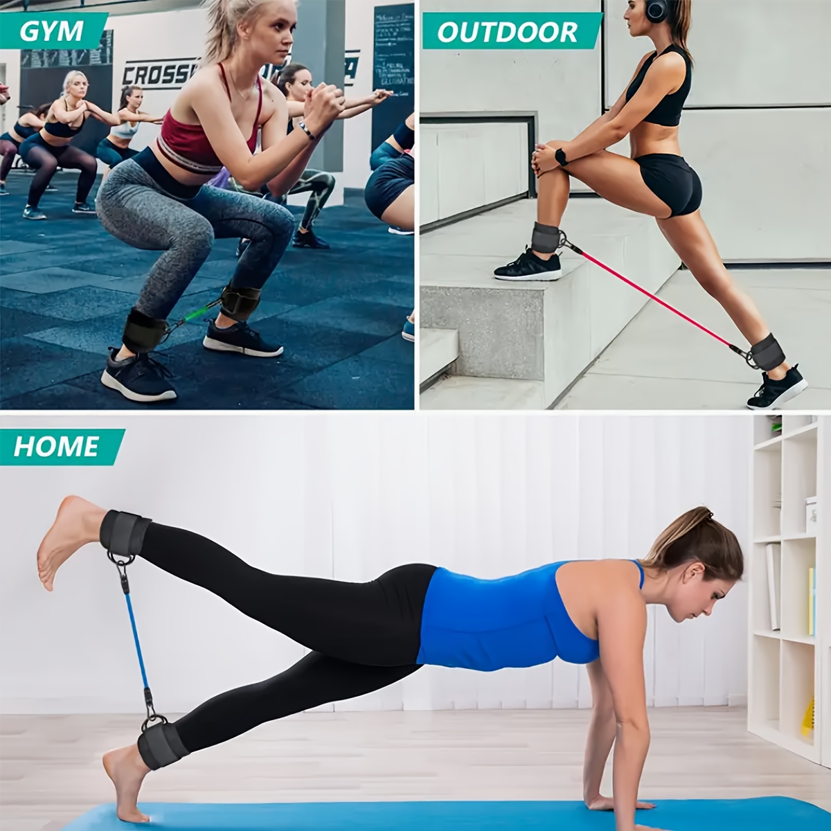 Set di 5 Fasce di Resistenza p - Resistance Bands Set With Handles recensione e prezzo
